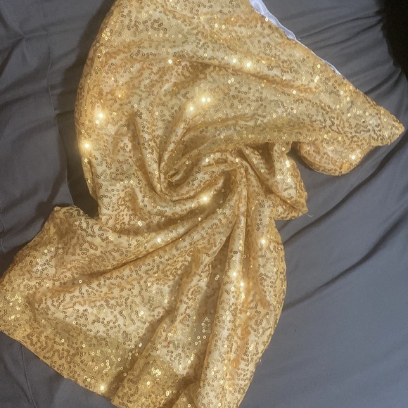Gold Sequined skirt - Picture 9 of 10